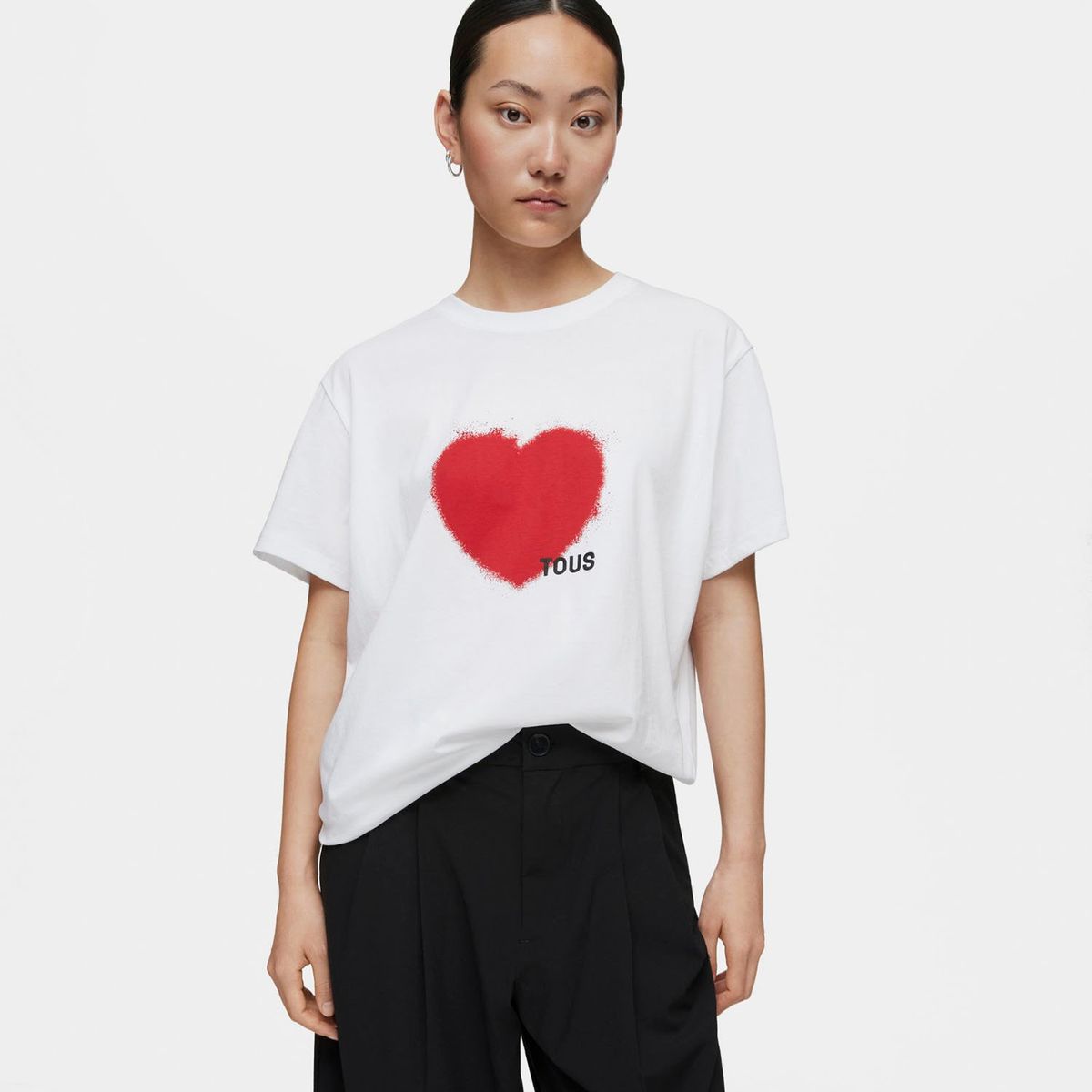 TOUS - Camiseta de manga corta roja TOUS Motifs Spray