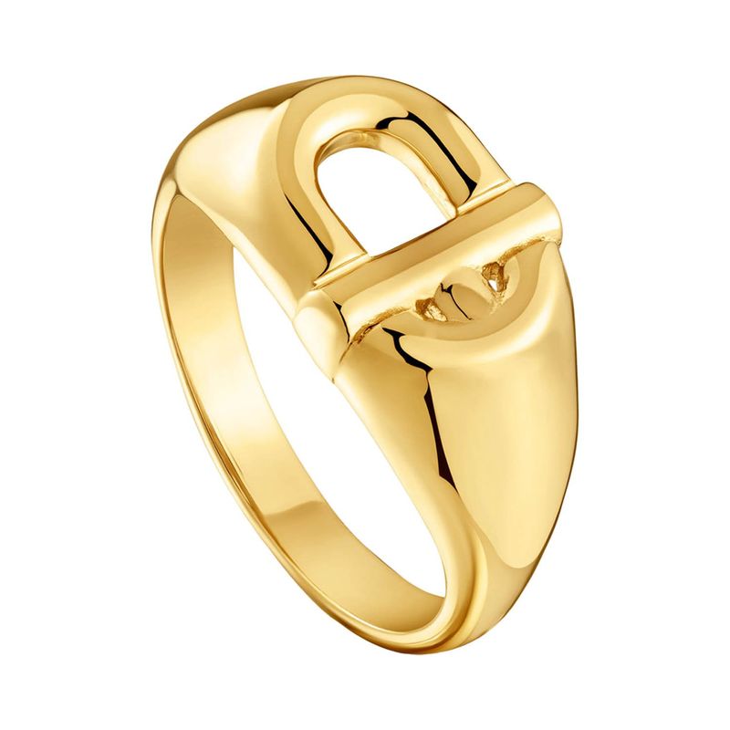 TOUS - Sello con baño de oro 18 kt sobre plata TOUS MANIFESTO