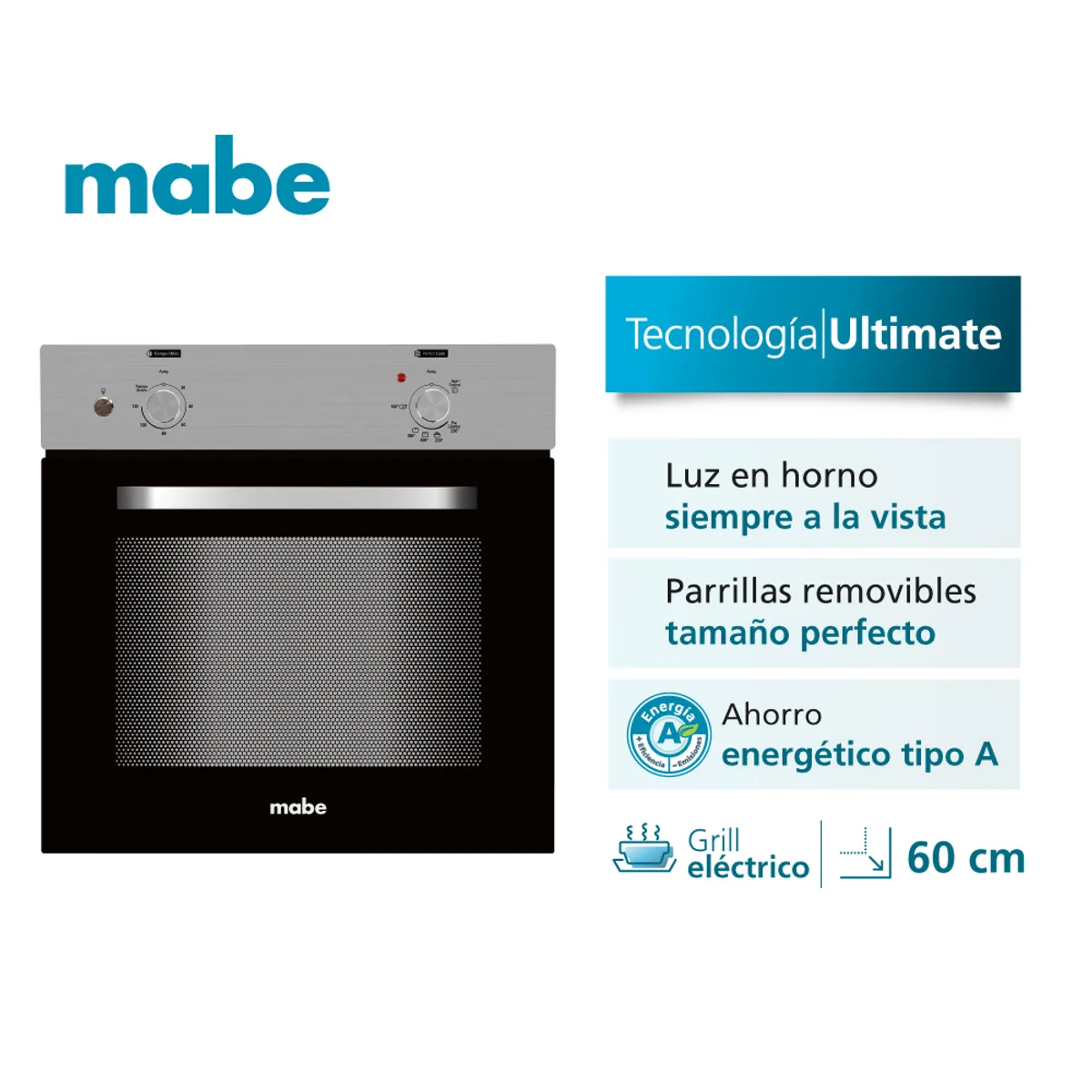 MABE - Horno Gas natural Mabe Empotrable HM6027GWAI0