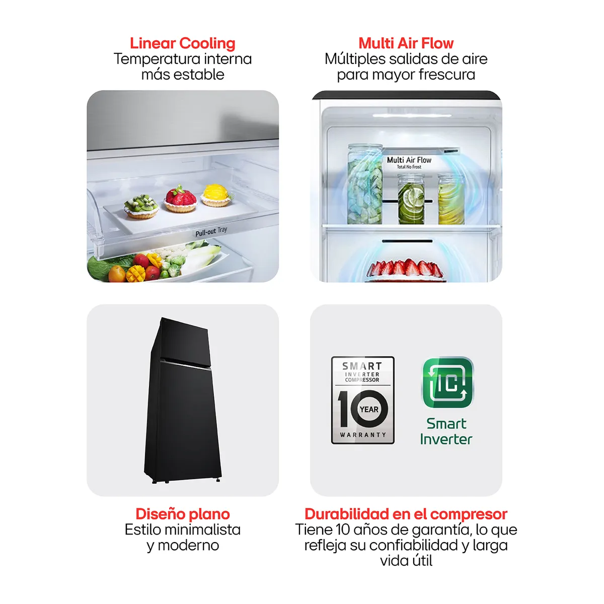 LG - Nevera Congelador superior LG 334 lt Netos VT34KPM.AEPCCLM