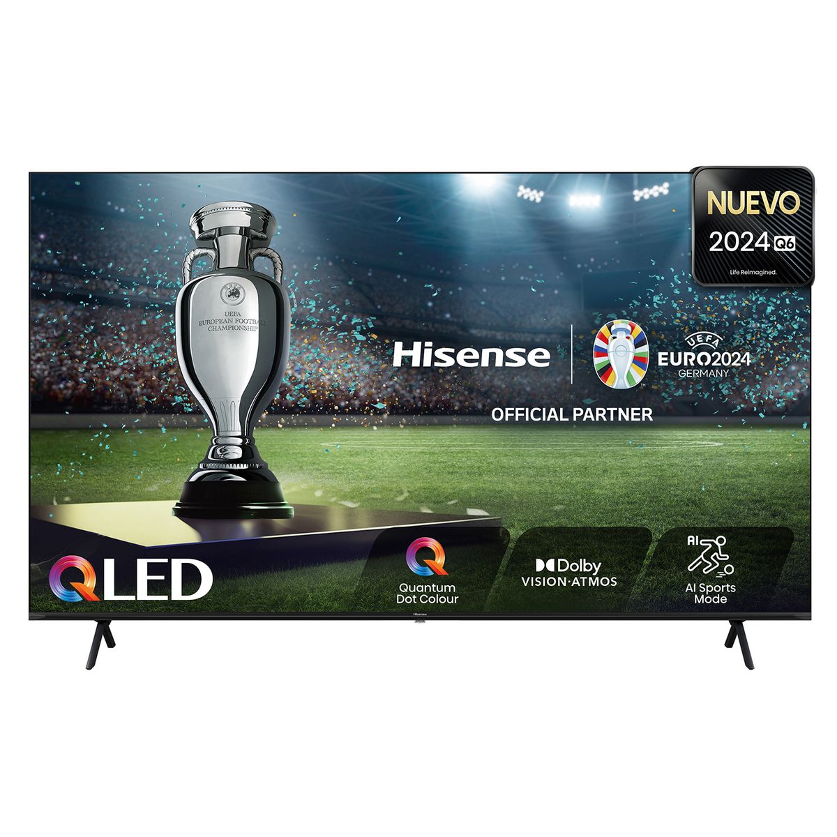 HISENSE - Televisor Hisense | 85 pulgadas QLED 4K UHD | 85Q6N