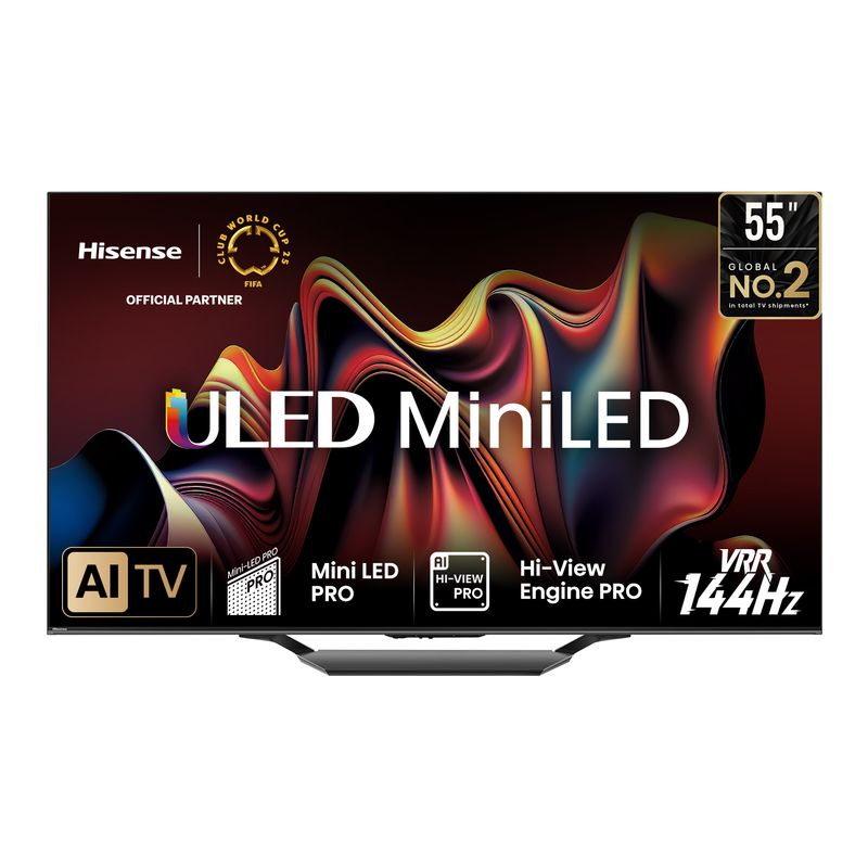 HISENSE - Televisor Hisense I 55 pulgadas ULED MiniLED Pro I 4K UHD Smart TV I 144Hz 