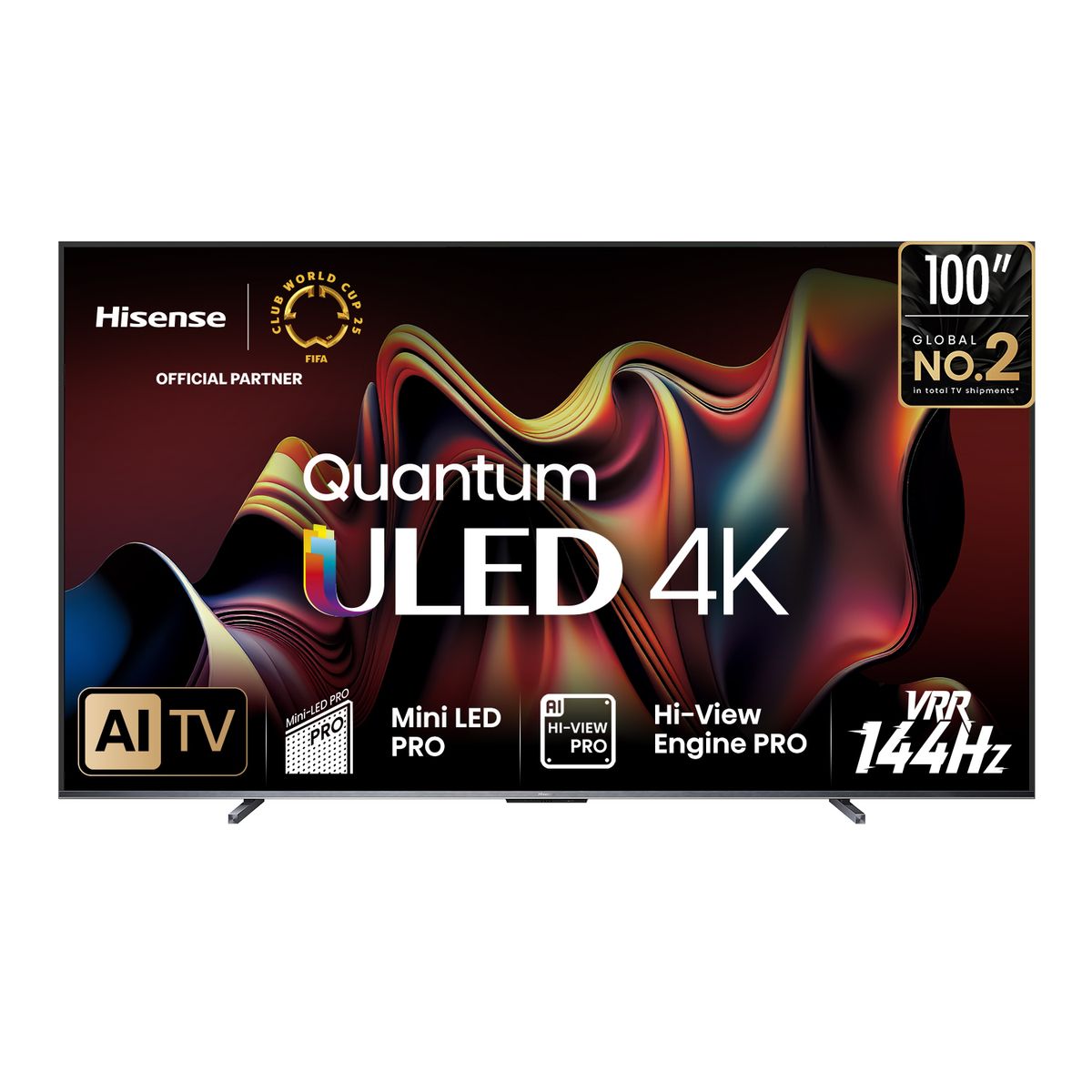 HISENSE - Televisor Hisense | 100 pulgadas ULED 4K UHD | 100U76N