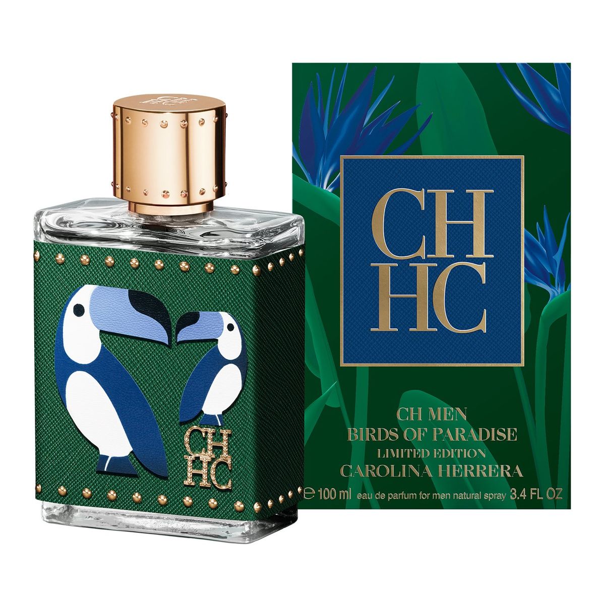 CAROLINA HERRERA - Perfume Hombre Carolina Herrera Birds of Paradise For Him 100 ml Eau de parfum 