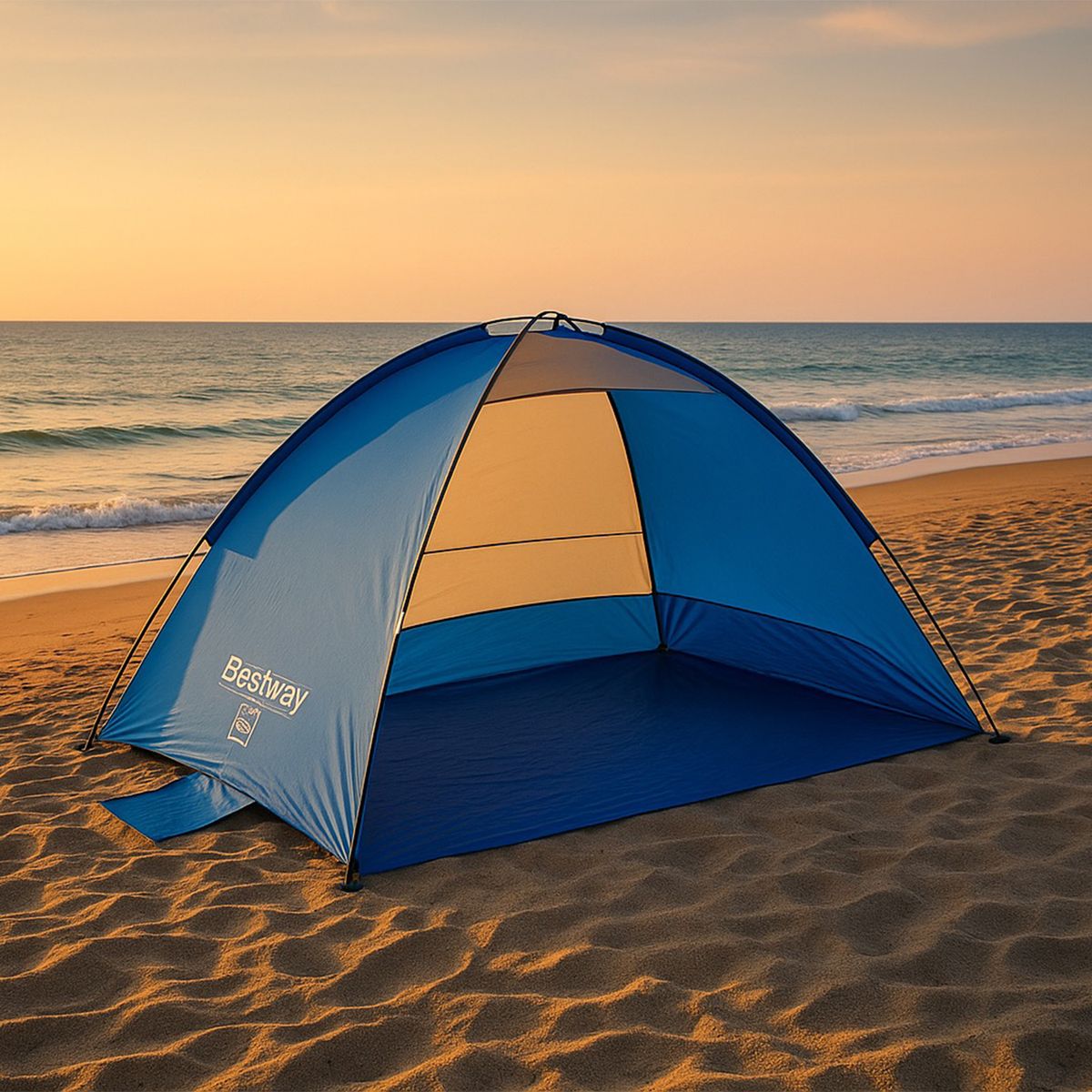 BESTWAY - Cortavientos para playa Bestway: Capacidad para 2 personas