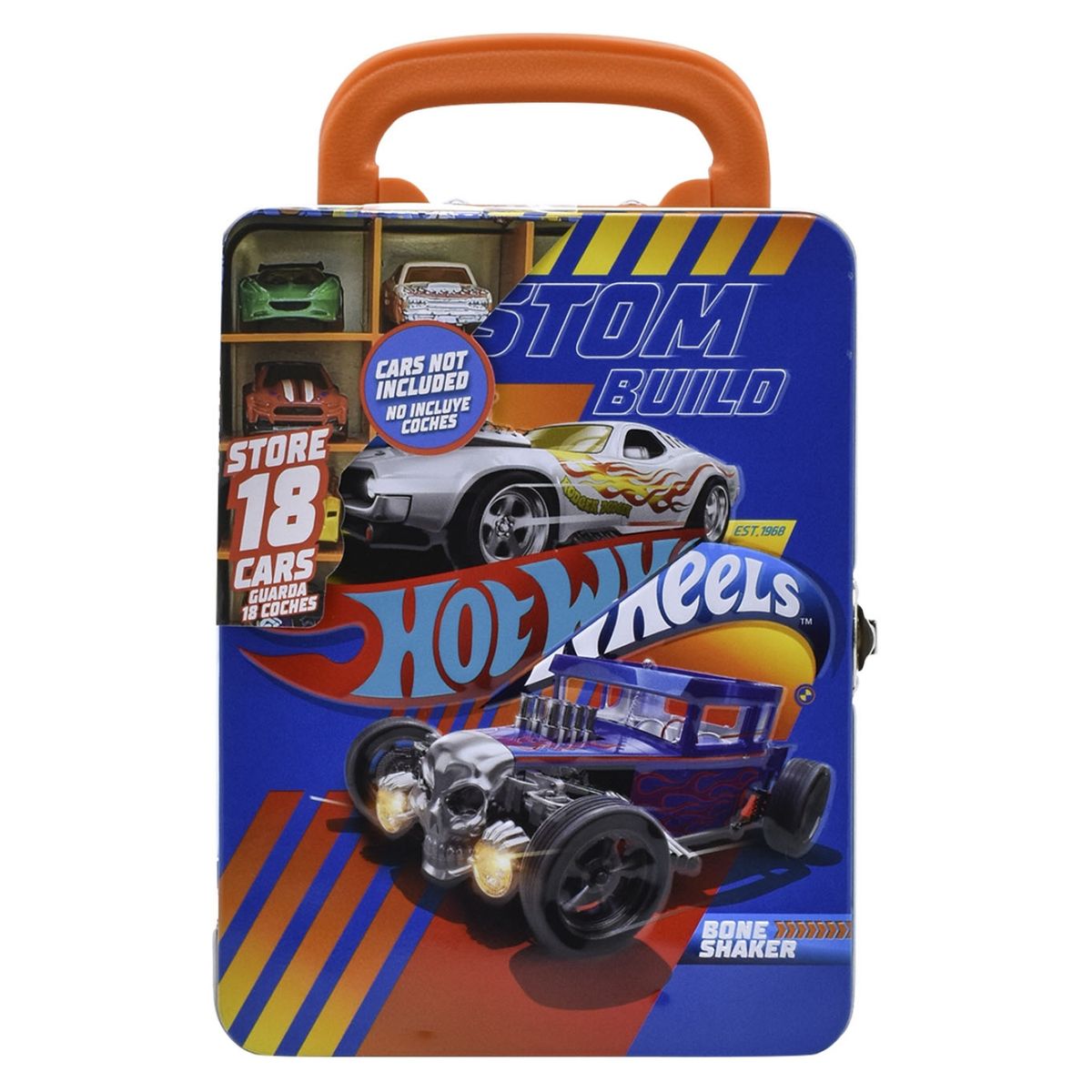 HOT WHEELS - Hot Wheels Car Case Metálica Gris