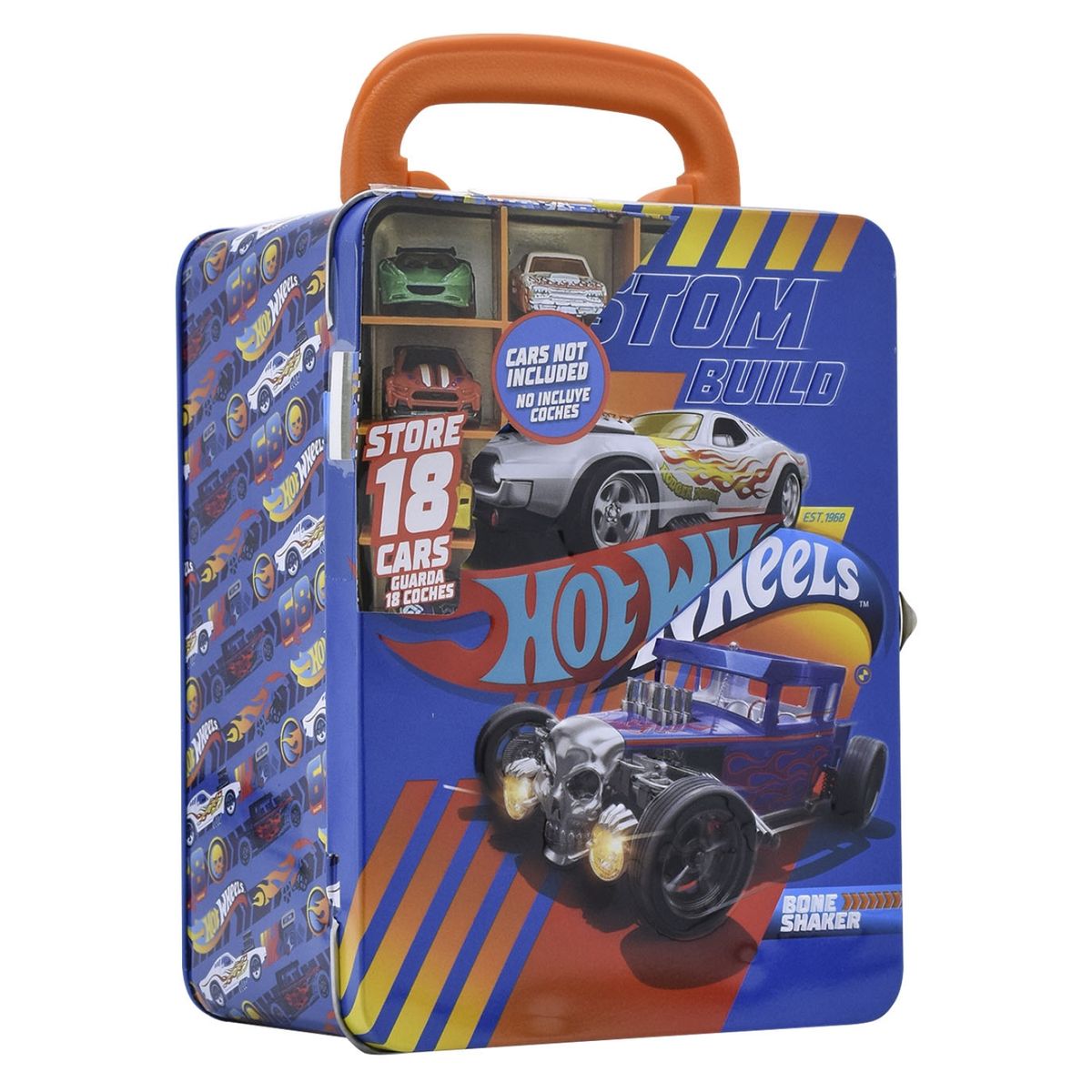 HOT WHEELS - Hot Wheels Car Case Metálica Gris