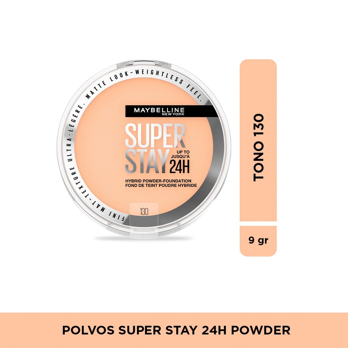 MAYBELLINE - Polvos compactos Compacto POLVOS SUPER STAY 24HR 110 Maybelline 9 GR