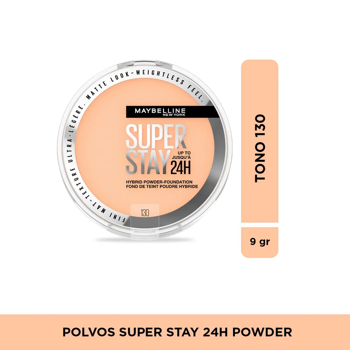 MAYBELLINE - Polvos compactos Compacto POLVOS SUPER STAY 24HR 110 Maybelline 9 GR