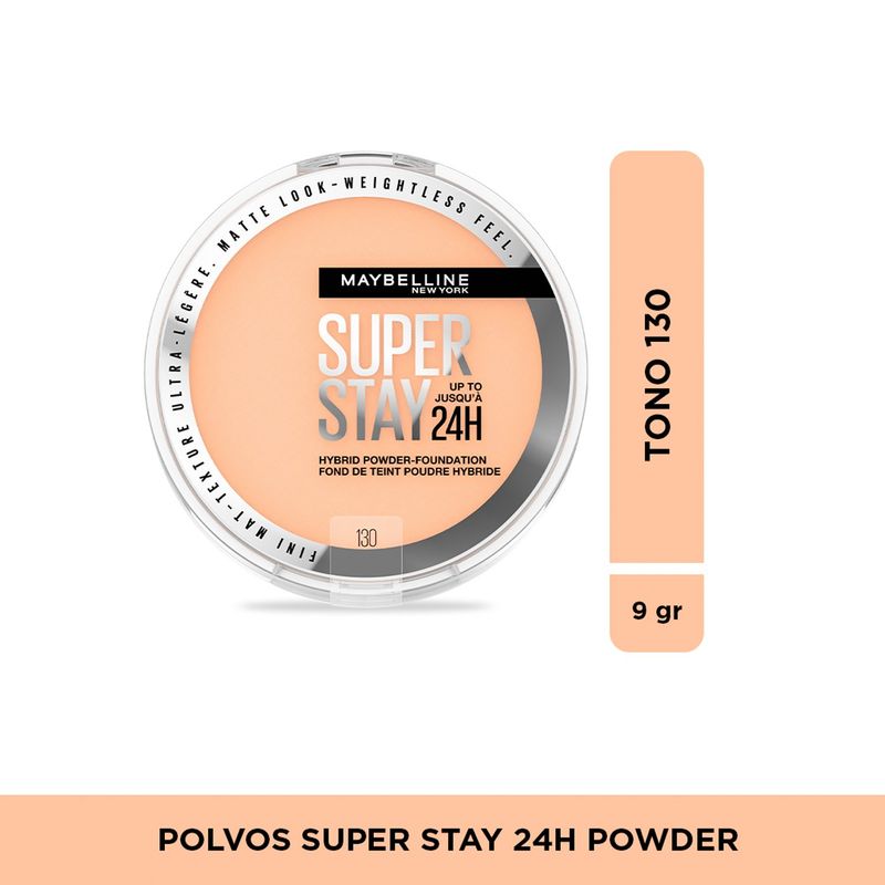 MAYBELLINE - Polvos compactos Compacto POLVOS SUPER STAY 24HR 110 Maybelline 9 GR