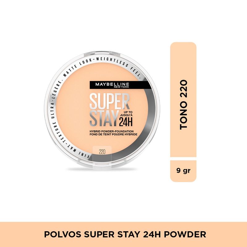 MAYBELLINE - Polvos compactos Compacto POLVOS SUPER STAY 24HR 110 Maybelline 9 GR