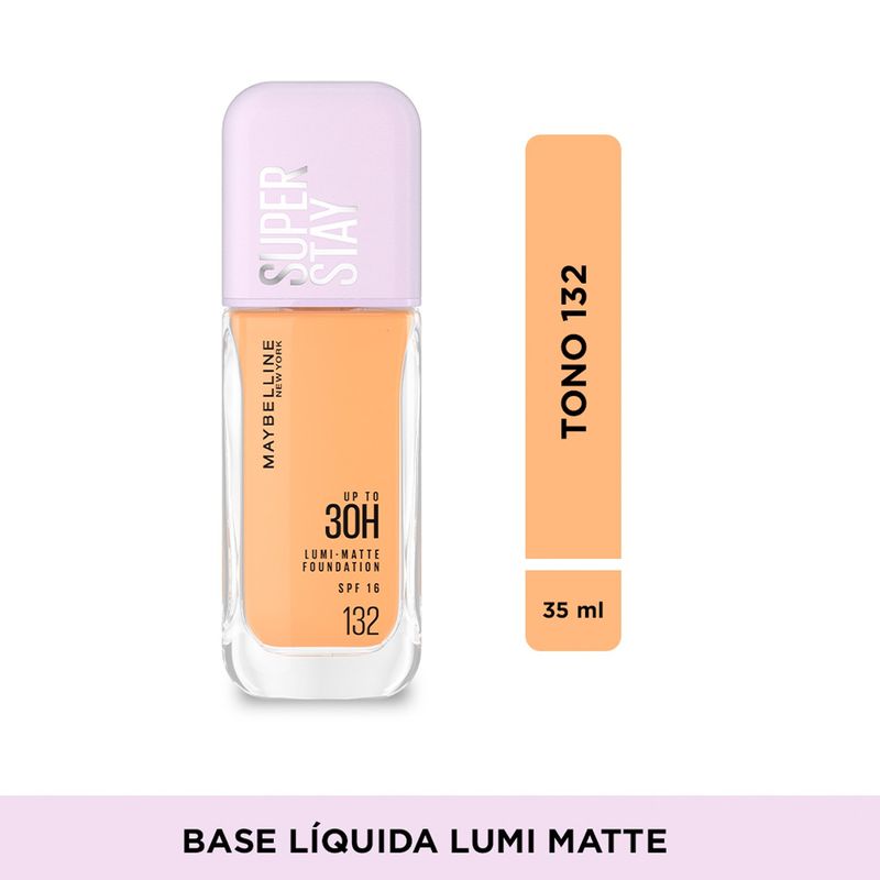 MAYBELLINE - Bases de maquillaje Líquida SUPERSTAY LUMI MATTE 340 AS X Maybelline 35 ML