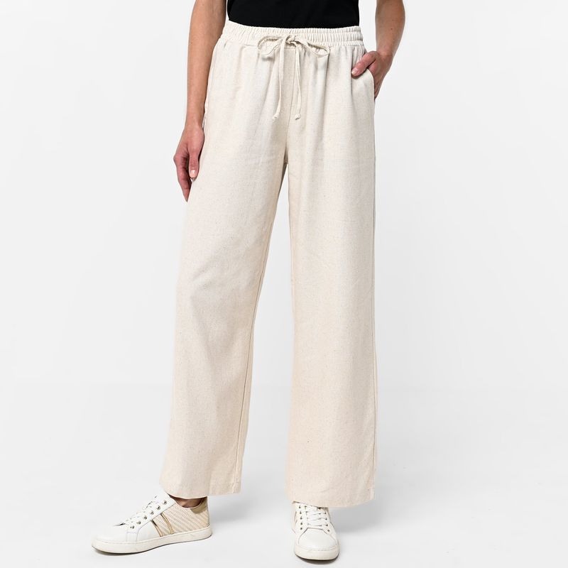 SOUTHLAND - Pantalón Recto Mujer Tiro alto Southland