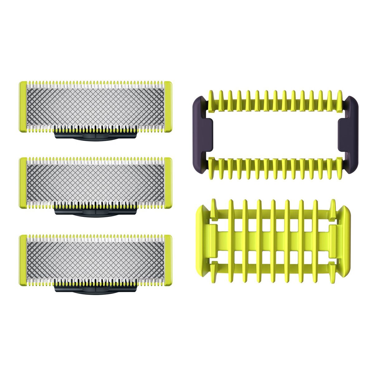 PHILIPS - Afeitadora Philips Inalámbrica | OneBlade | Cuchilla de repuesto X3 + kit de cuerpo QP630/51