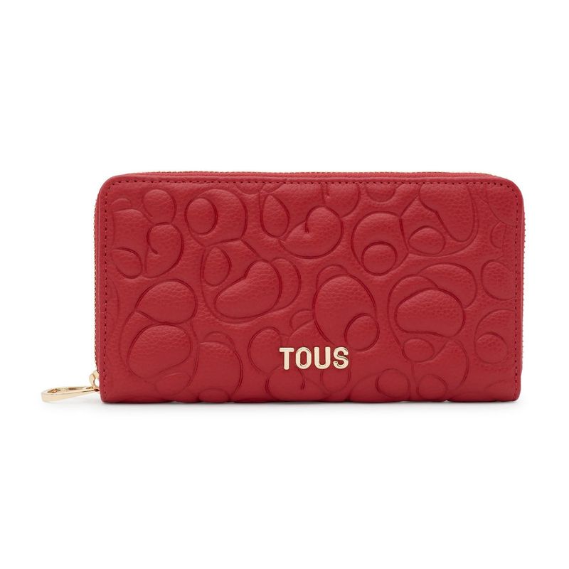 TOUS - Billetera de piel rosa palo TOUS Greta