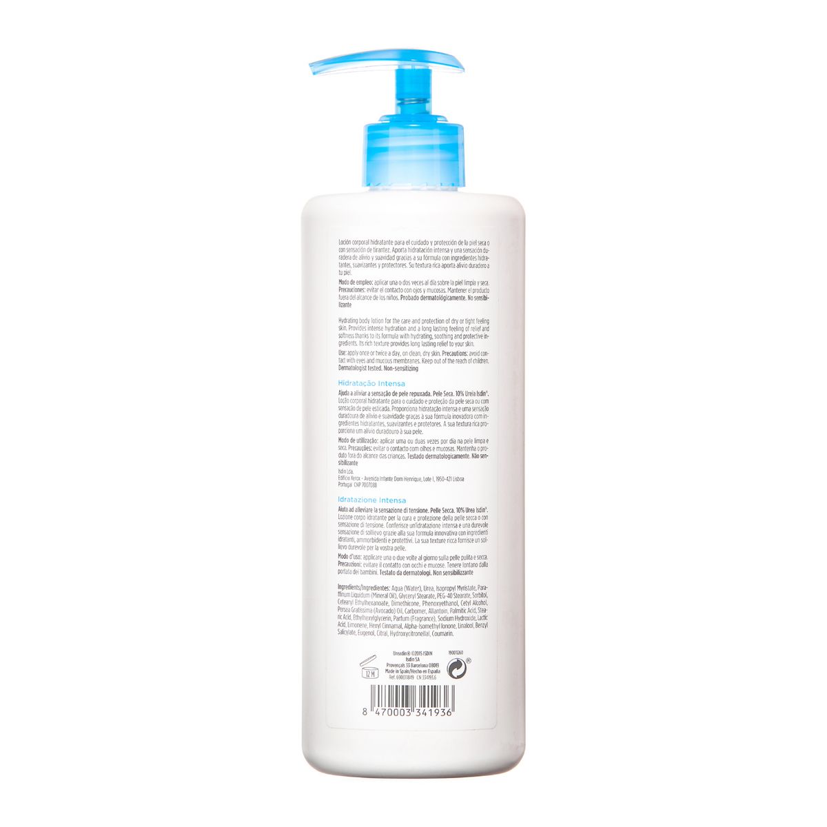 ISDIN - Crema Hydration Ureadin Lotion Isdin Para Piel Seca 400 Ml