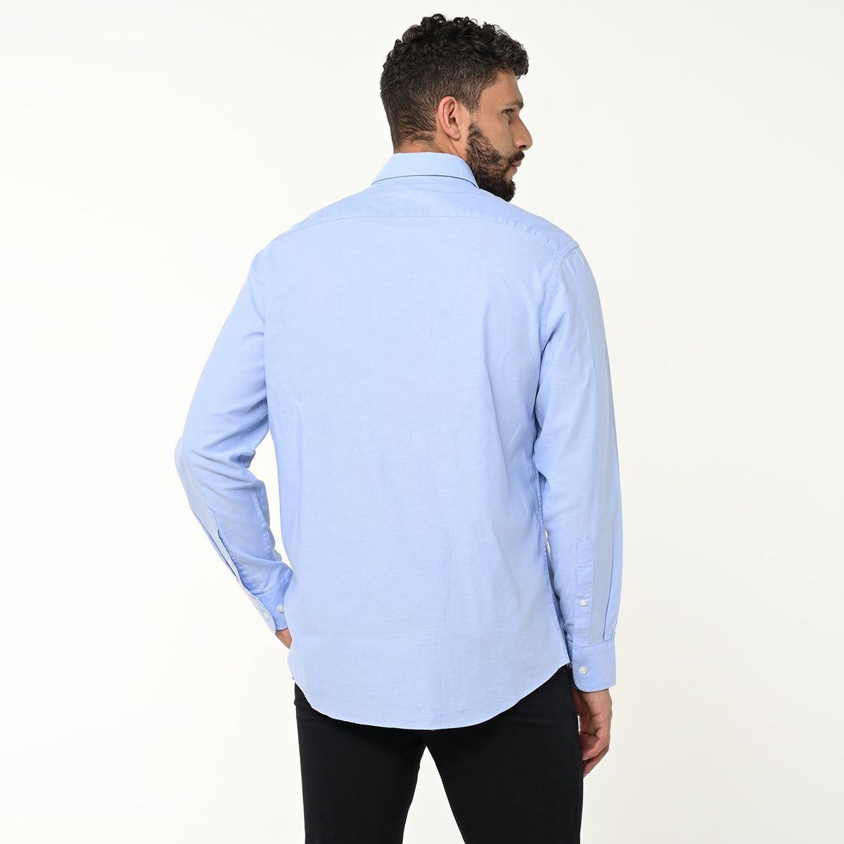 TOMMY HILFIGER - Camisa Hombre Manga larga Slim de Algodón Tommy Hilfiger