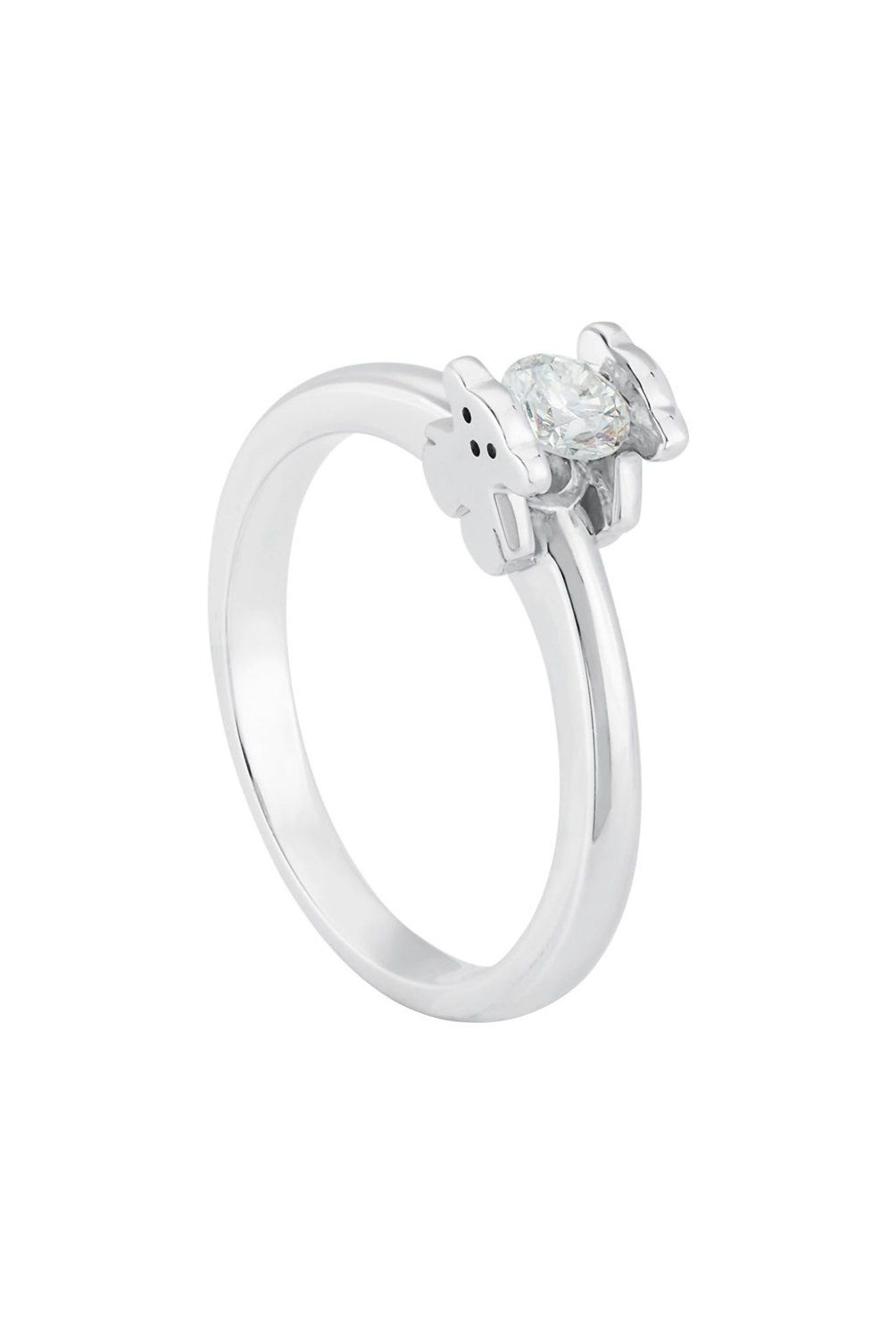 TOUS - Anillo Sweet Diamonds de Oro blanco con Diamantes