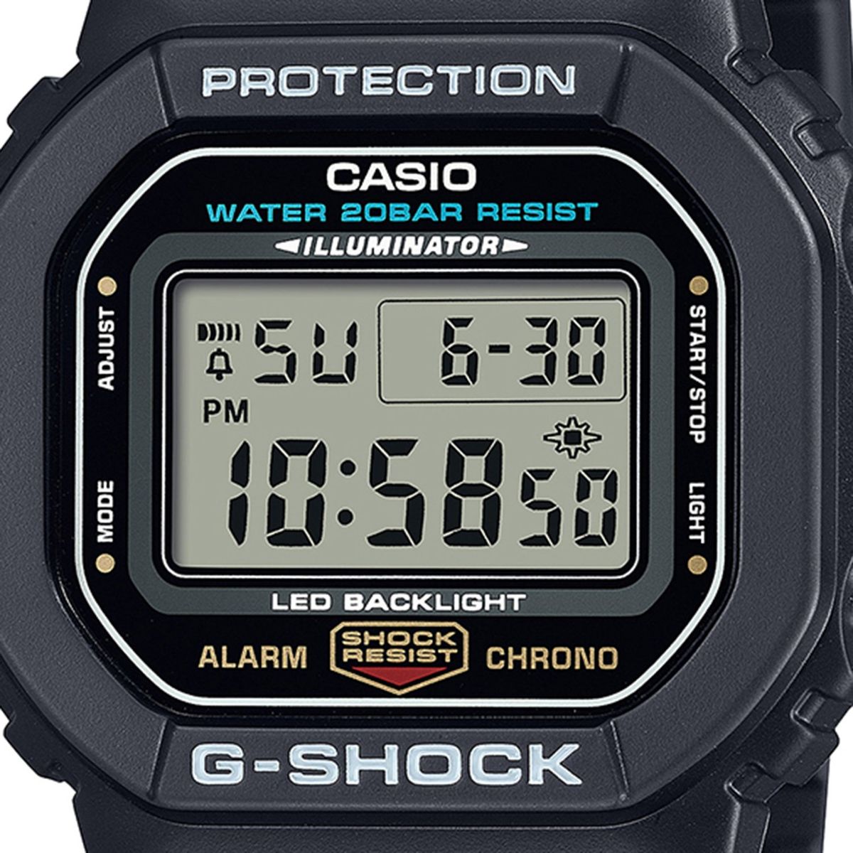 CASIO - Reloj digital Unisex G-Shock DW-5600UE-1DR