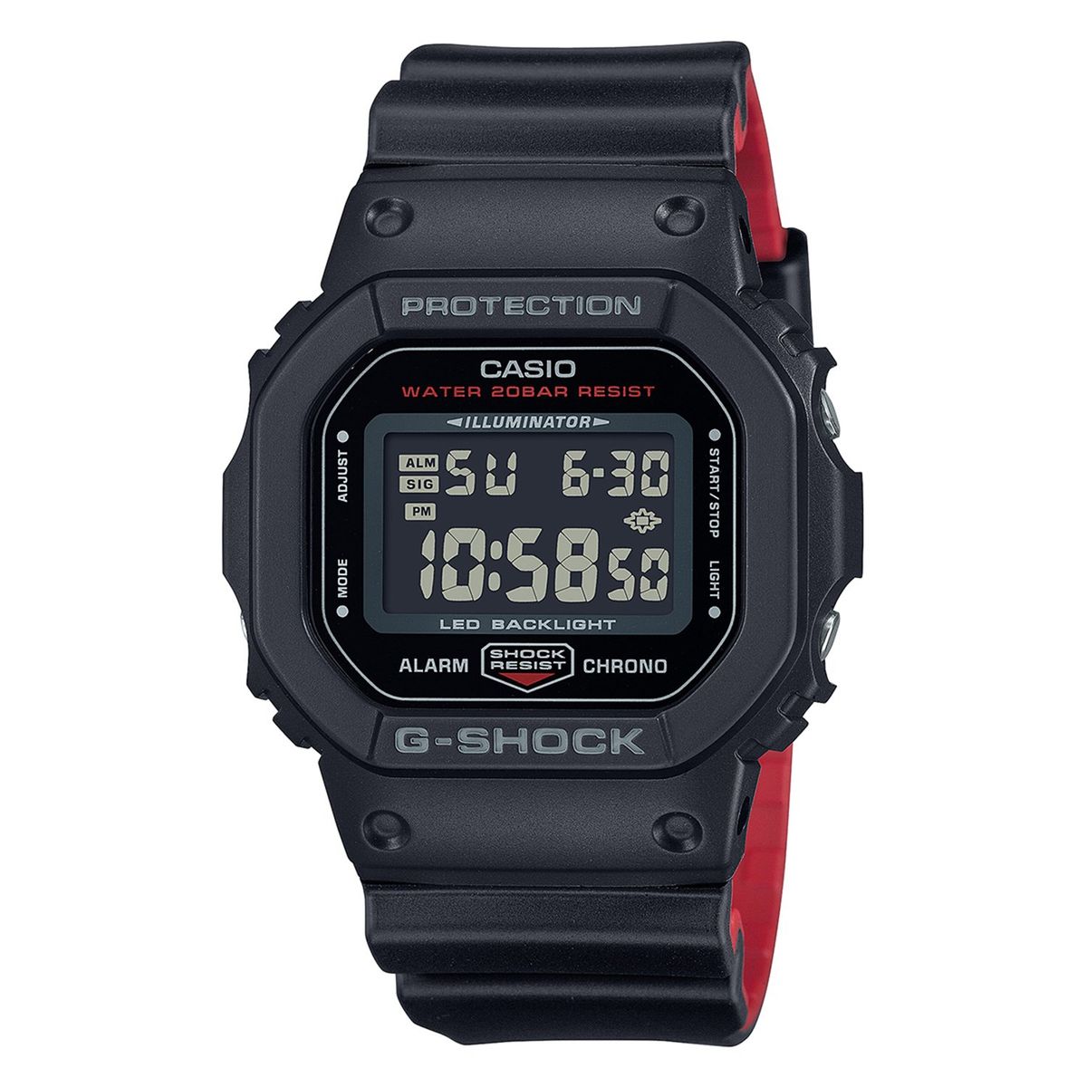 CASIO - Reloj digital Unisex G-Shock DW-5600UHR-1DR