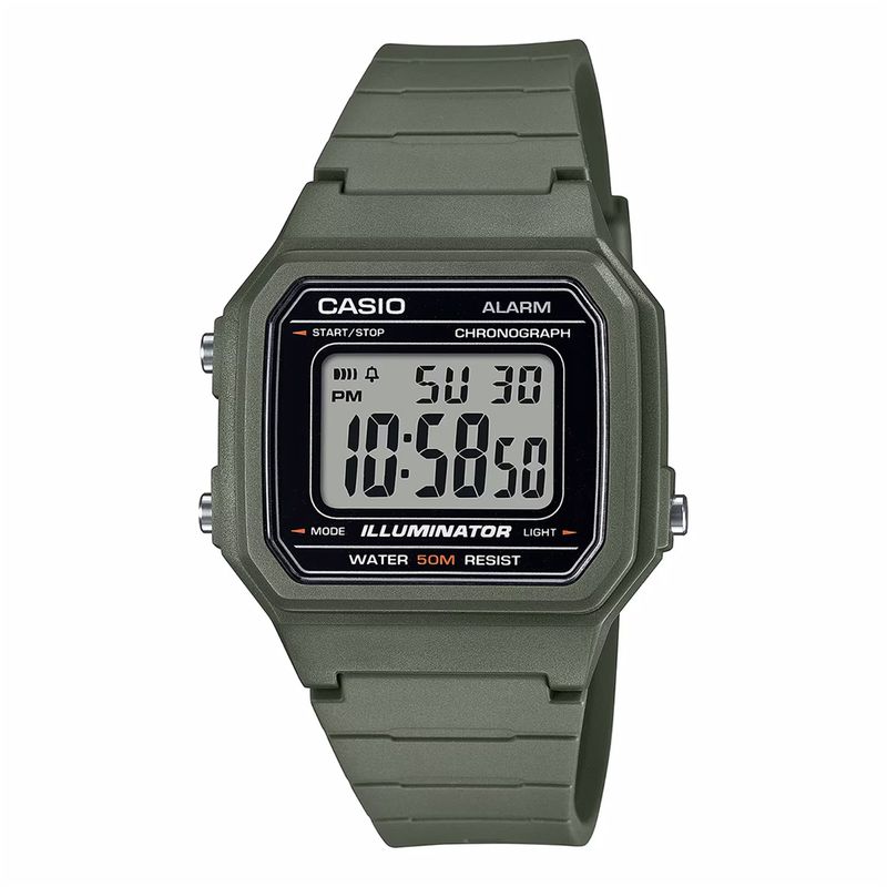 CASIO - Reloj digital Unisex Casio W-217H-3AVDF