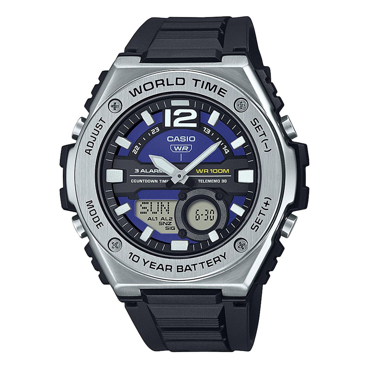 Casio - Reloj análogo/Digital Hombre Casio MWQ-100-2AVDF