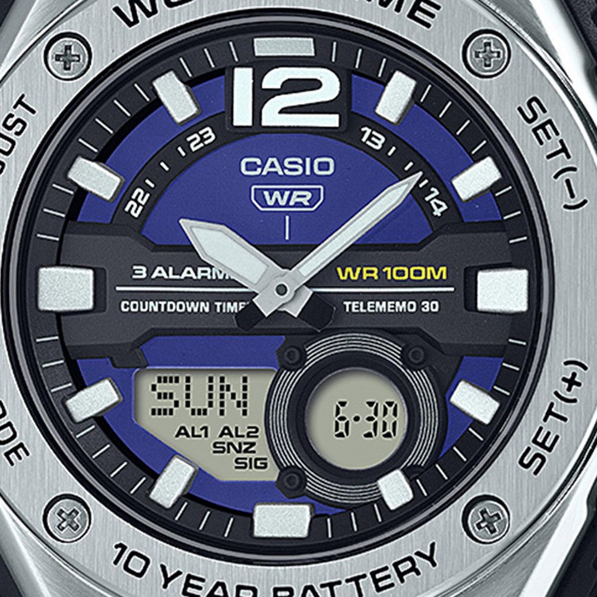 Casio - Reloj análogo/Digital Hombre Casio MWQ-100-2AVDF