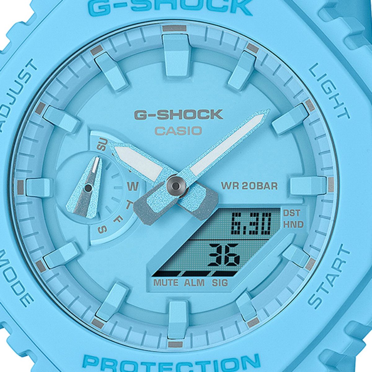 CASIO - Reloj análogo/Digital Hombre G-Shock GA-2100-2A2DR 
