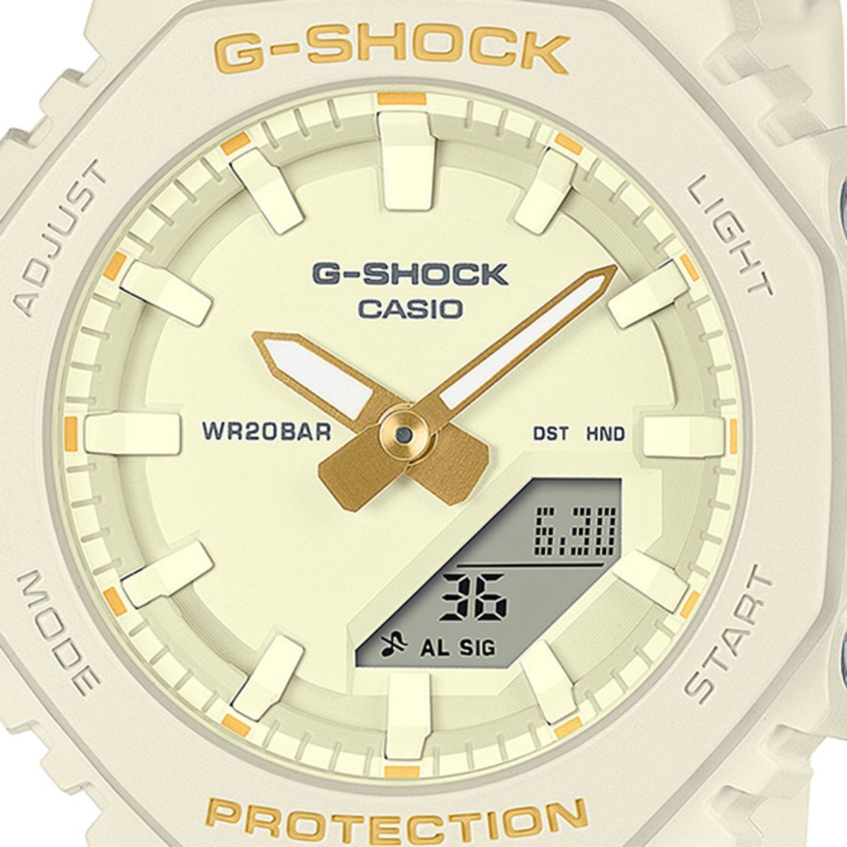 CASIO - Reloj análogo/Digital Mujer G-Shock GMA-P2100W-7ADR 