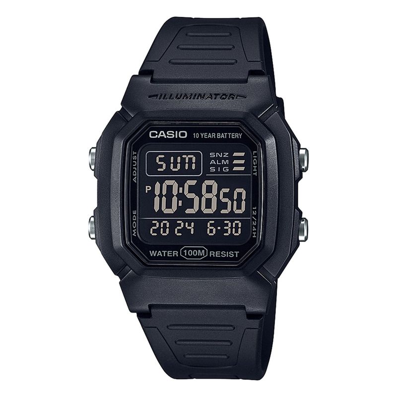 CASIO - Reloj digital Hombre Casio W-800H-1BVDF 