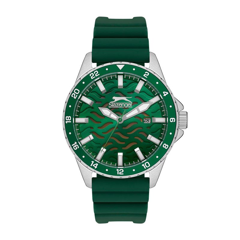 SLAZENGER - Reloj Slazenger Hombre. Reloj Silicona Verde SL.9.2224.1.02