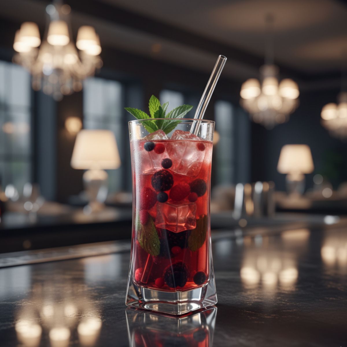 BORGONOVO - Vaso de vidrio largo Borgonovo: 3 piezas