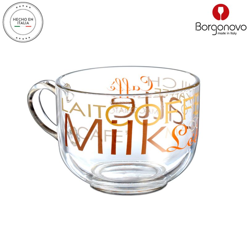 BORGONOVO - Mug Vidrio Mug Mix 700 Cc Borgonovo 10 cm