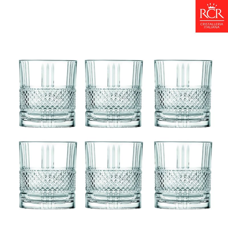 RCR - Vaso de cristal corto RCR: 1 pieza