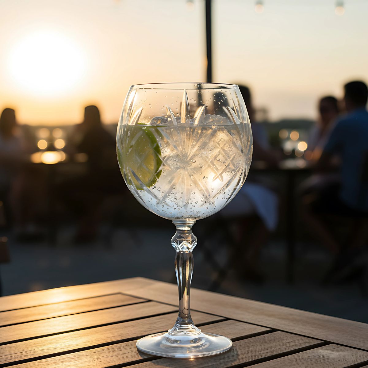 RCR - Copa de cristal RCR: para ginebra 6 piezas