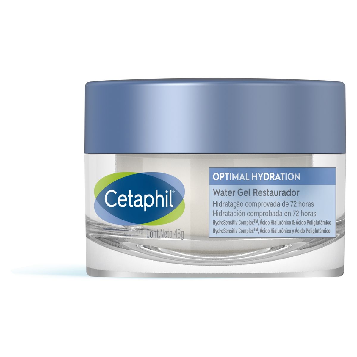 CETAPHIL - Hidratante facial Optimal Hydrat Water Gel Cetaphil para Todo tipo de piel 48 gr