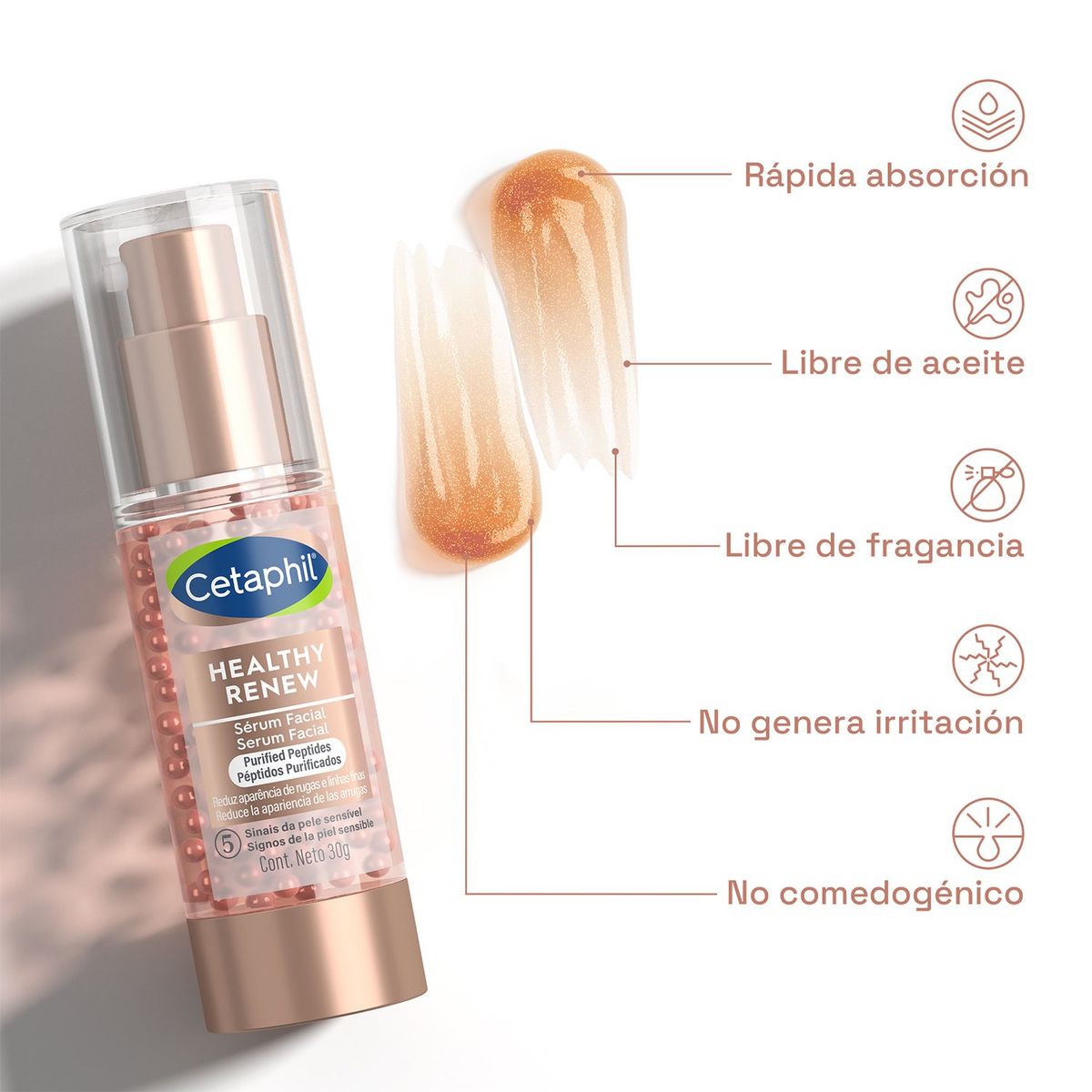 CETAPHIL - Sérum Healthy Renew Sérum Facial Cetaphil para Todo tipo de piel 30 ml