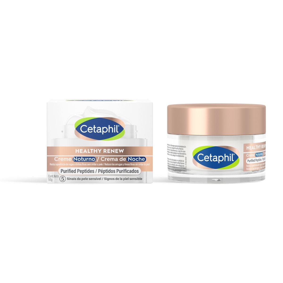 CETAPHIL - Hidratante facial Noche Healthy Renew Crema Noche Cetaphil para Todo tipo de piel 50 gr