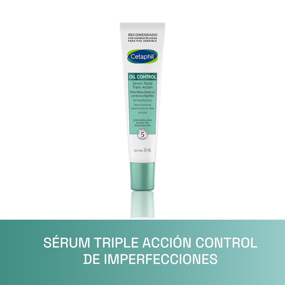 CETAPHIL - Sérum Oil Control Sérum Facial Cetaphil para Piel Mixta 30 ml