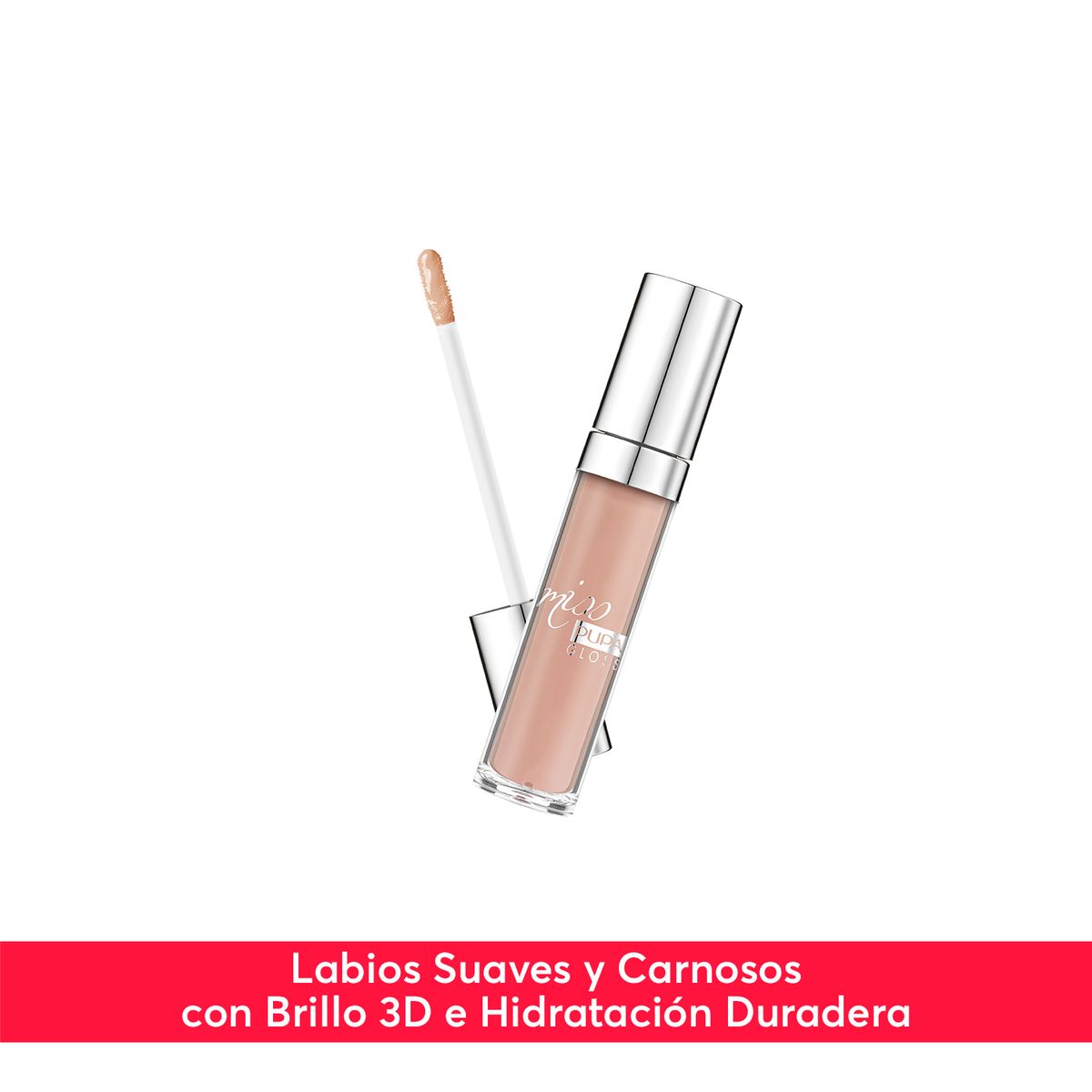 PUPA - Brillo labial Miss Gloss Forever Nude Pupa 5 ml