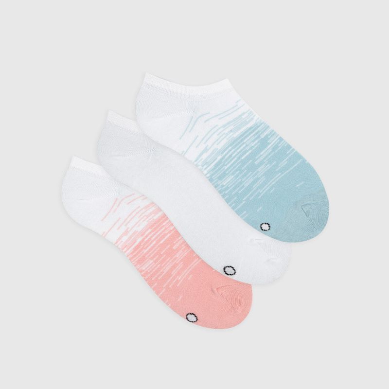 PUNTO BLANCO - Medias deportivas Mujer corta Pack de 3 Punto Blanco