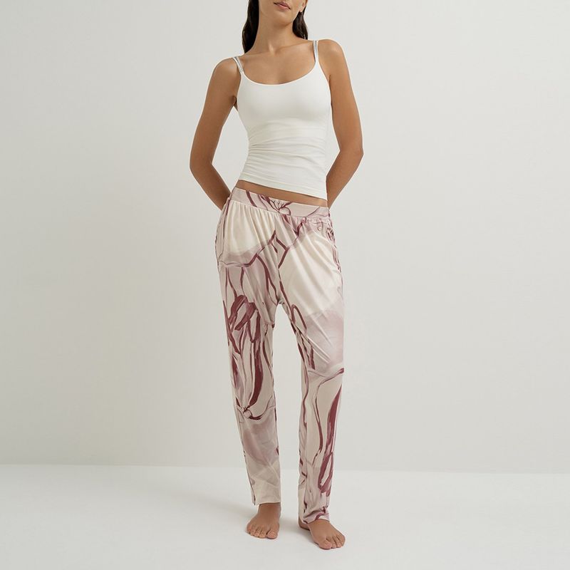 PUNTO BLANCO - Pantalón de pijama Mujer Punto Blanco