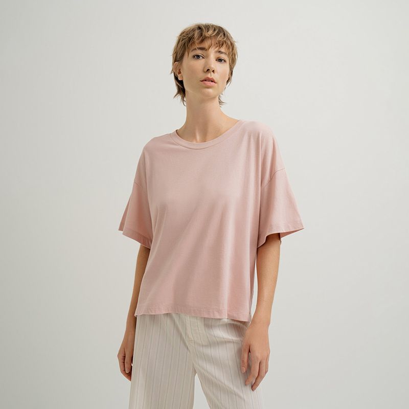 PUNTO BLANCO - Camiseta de pijama Mujer Medio Manga corta Algodón Punto Blanco