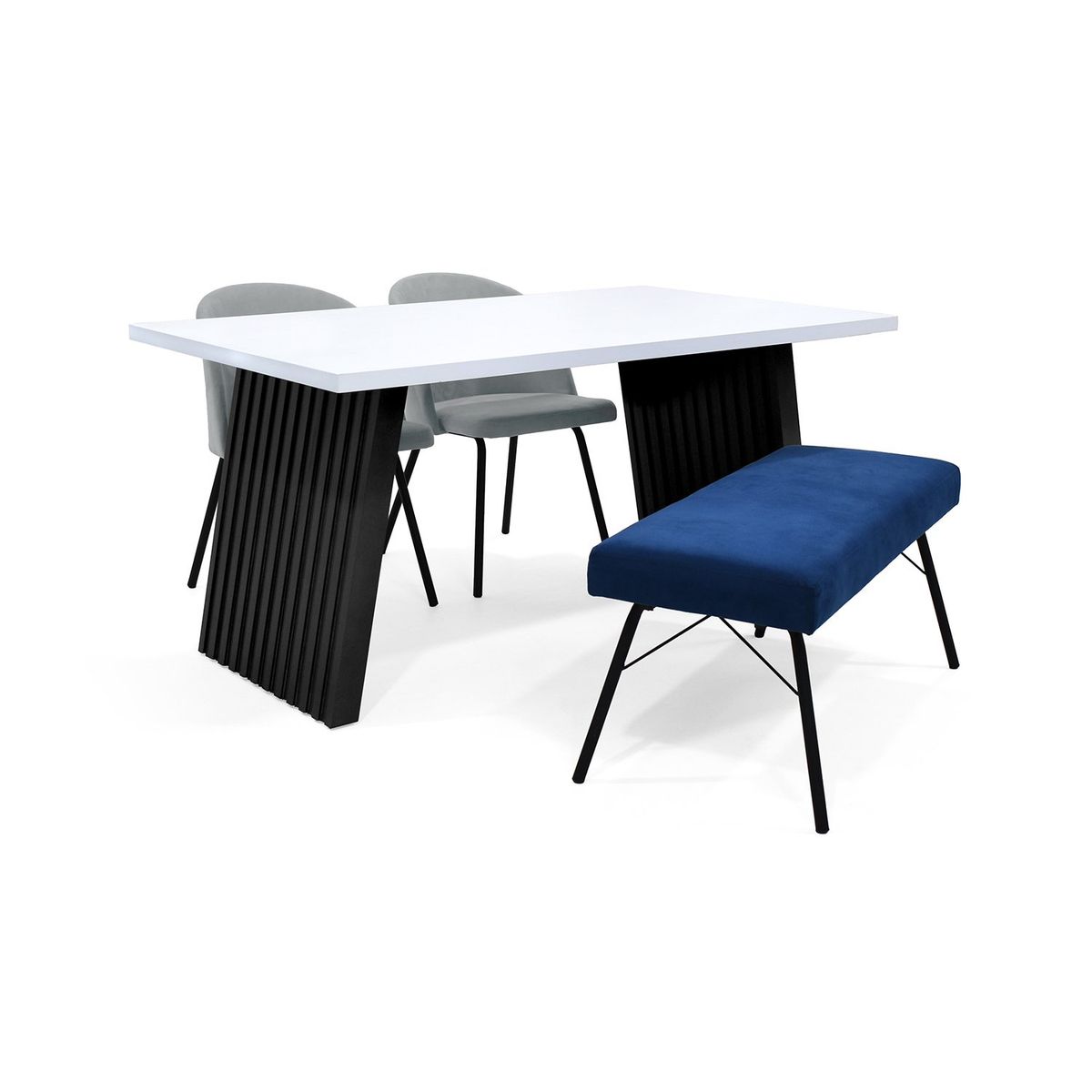 MICA - Juego de comedor ANKARA MORI 4 Puestos