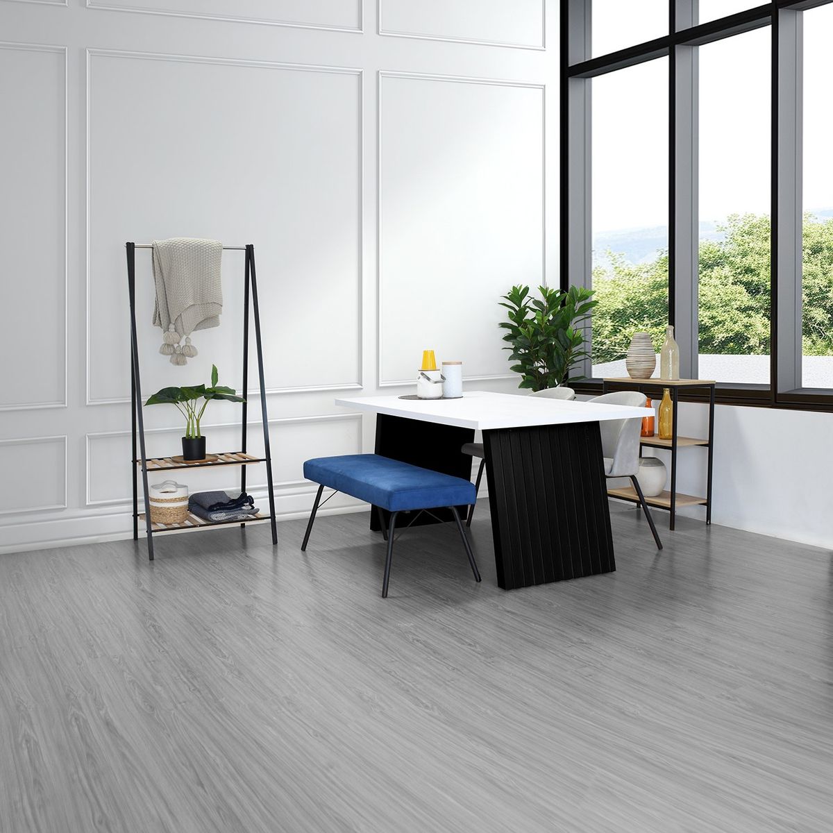 MICA - Juego de comedor ANKARA MORI 4 Puestos