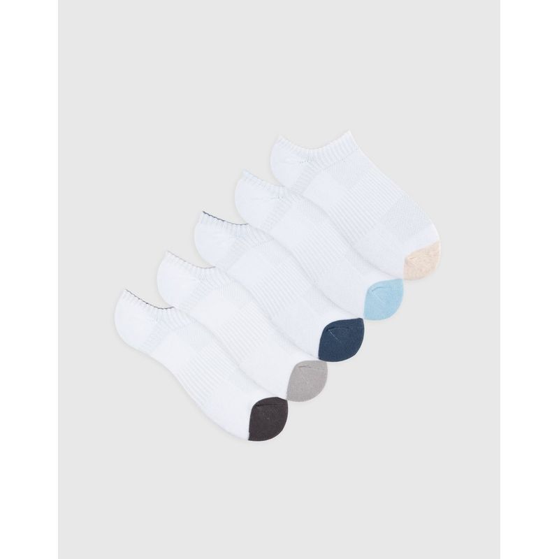 PUNTO BLANCO - Medias deportivas Mujer corta Pack de 5 Punto Blanco