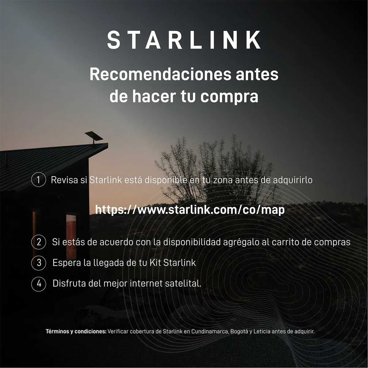 STARLINK - Kit de Internet satelital Mini Starlink 