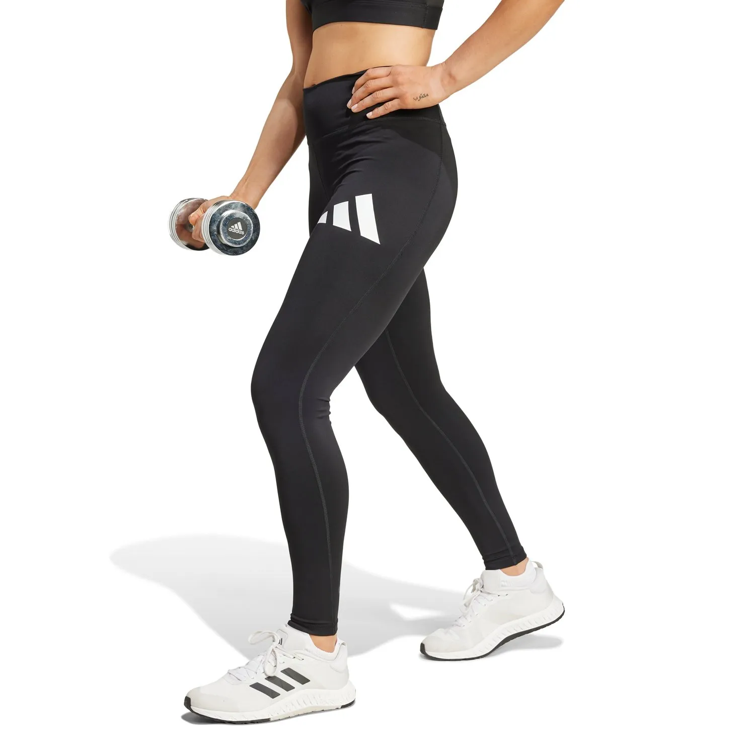 Mallas Adidas Adidas Licra Mujer Leggings Outfit Con Pants Adidas Negro  Mujer Leggins Deportivos