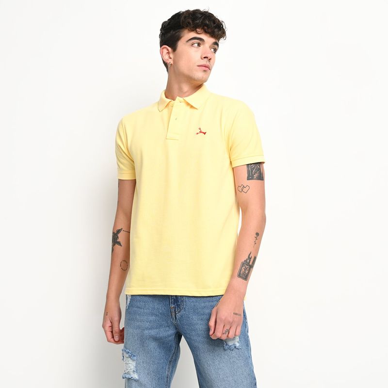 BEARCLIFF - Camiseta polo Hombre Manga corta de Algodón Bearcliff