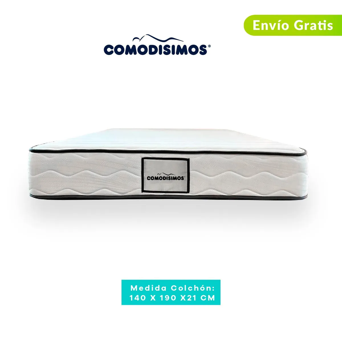 COMODISIMOS - Colchón Doble Firme Ortopédico Espumado Línea Access 140 x 190 cm Comodisimos